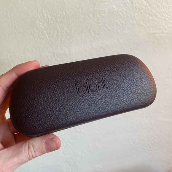 LaFont Interview 2051 52 Gray Glasses Frames Plastic Tortiseshell Made in France - Picture 14 of 16